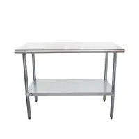 Universal SG3048 - 48" X 30" Stainless Steel Work Table W/ Galvanized Under Shelf